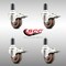 Service Caster 3 Inch 316SS High Temp Glass Filled Nylon 1-1/4 Inch Stem Caster Set Lock Brake SCC-SS316TTLEX20S314-GFNSHT-114-4 - alternate 2